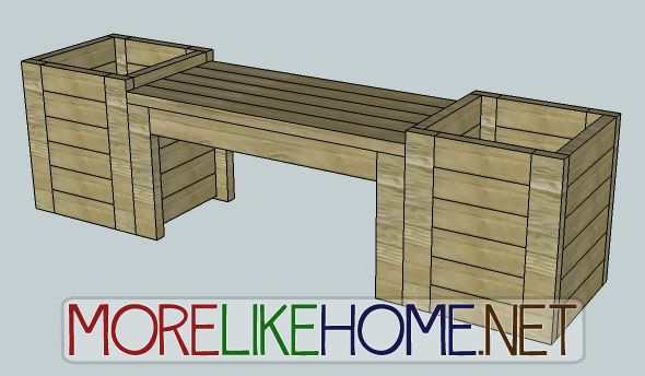 build planter bench